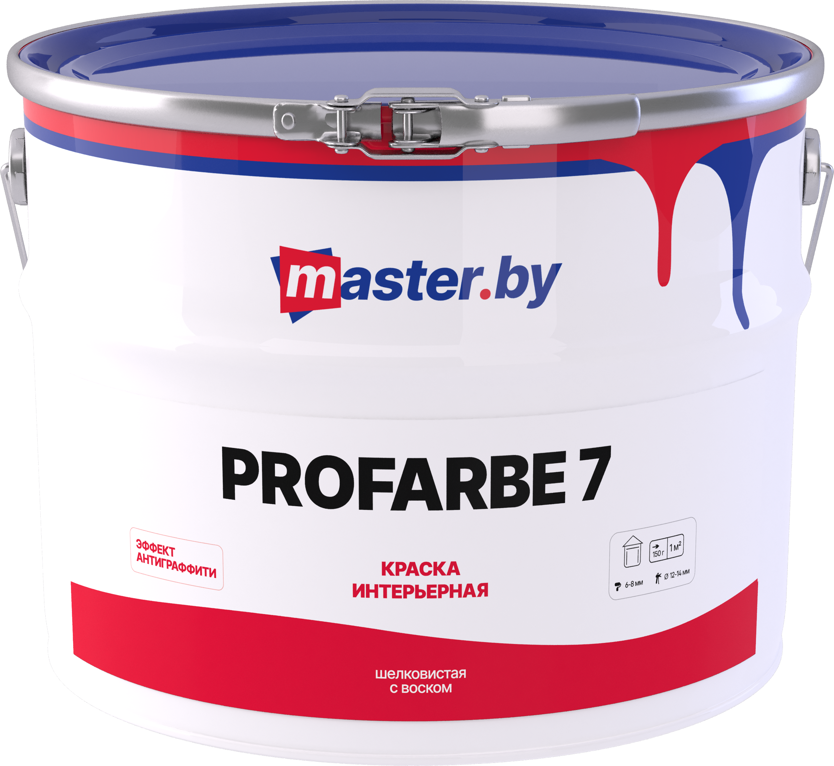 Краска master.by PROFARBE 7 интерьерная матовая с воском